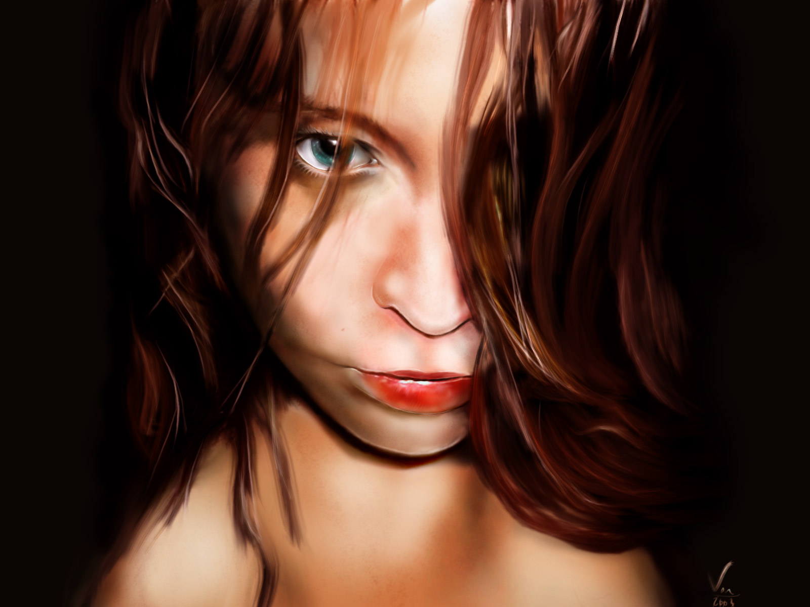 A portrait for the Portrait Thread started by enayla .

3 or 4 hours of draw with a wacom ...